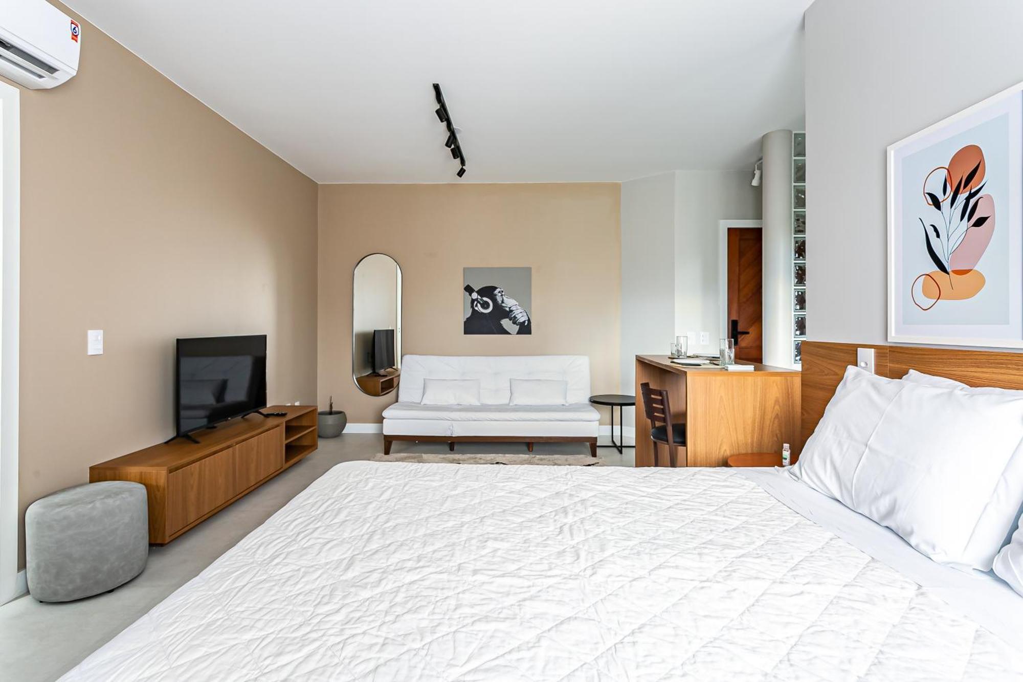 Predio Com Apartamentos Completos, Com Piscina E A Passos Da Praia - Agua Marinha Florianopolis Luaran gambar